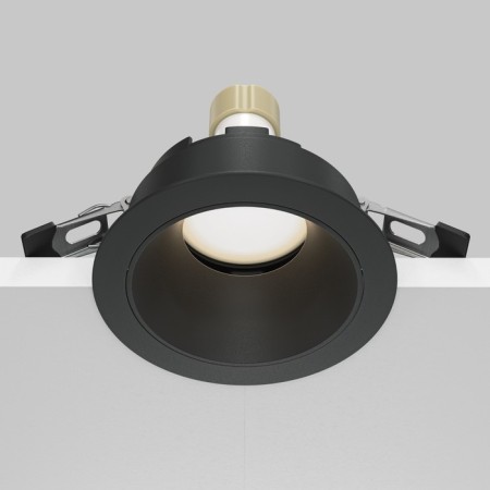 The built-in lamp Technical DL051 -U-1B, 1x10W, 8.5x8.5x3.7 cm, GU10, black color black-4