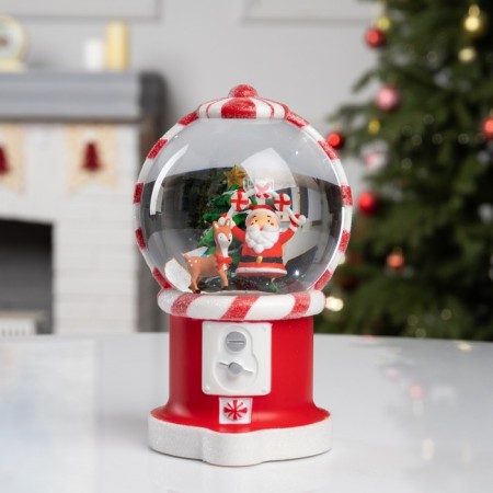 LED figure “New Year's caramel”, 19.8x11.1x11.8 cm, music, aah3, usb, glow warm white-1