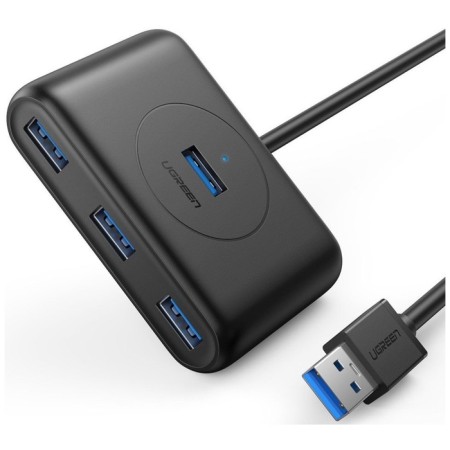 USB concentrator (hub) ugreen 4 x USB 3.0, 1 m, black color (20291)