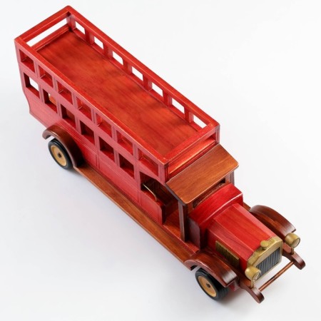 Mini-bar/stand for a bottle bus, red-4