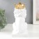 Souvenir Polystone SPRAGE "White Leo in the Golden Crown" 24.5x14x11.5 cm