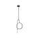 LED LED SCRECTION OF AMBRELLA LIGHT, LINTECH, FL66435, LED, 13 W, 975LUM, 4200K, Black Color Black