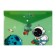 Folder-convert on the button, A4, 180 μm, "Cosmonaut", mix