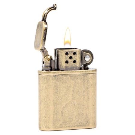 Gas lighter for smoking "Flame", metal, piezo-1
