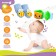 Gift set "rattles on pens and legs: bear", 4 pcs, crumb me