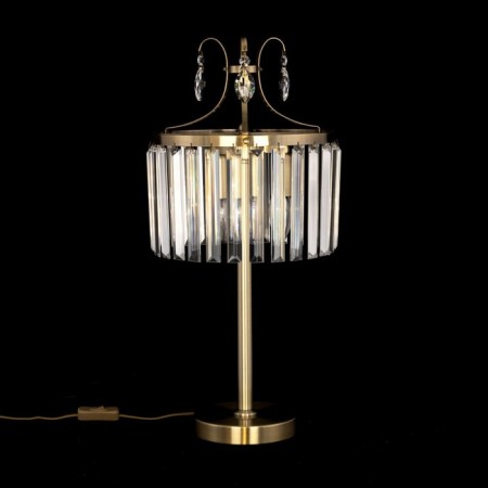 Lapel -Decorative lamp Citilux "Inga" CL335833 27x27x56 cm, 3x60W, E14, brown color-3
