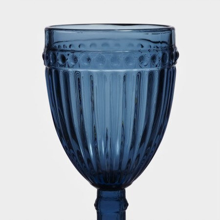 Bosphorus glass glass, 250 ml, 8.5 × 8.5 × 16.5, blue color-2