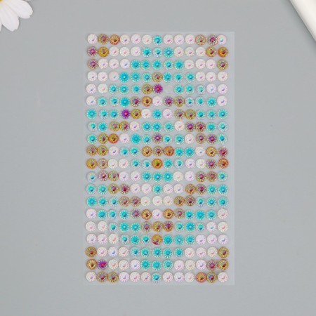 Sticker Plastic Rhombus "Rhombus with gradient" MIX 24.6x10 cm-2