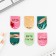 Magnetic bookmarks, 6 pcs "Flowers"