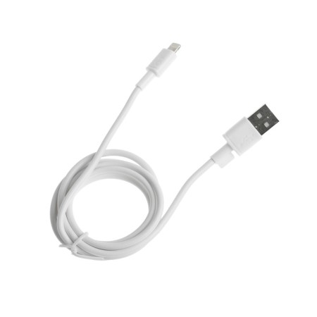 BYZ BC -041, Lightning - USB, 3 A, 1 m, silicone, white-2