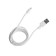 BYZ BC -041, Lightning - USB, 3 A, 1 m, silicone, white