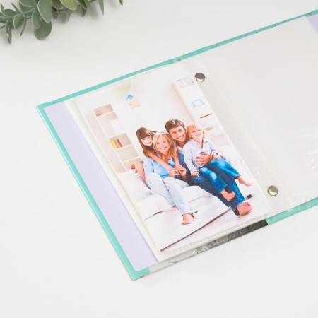 Photo album in 36 photos 10x15 cm "Fox" embossing silver 3x12.5x16.5 cm-3