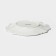 Porcelain saucer Magistro "suite", d = 15.6 cm, white color