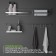 Railing system for the kitchen Dolyan: Basic set, 16 items