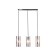 Suspended lamp with a replaceable lamp Ambrella Light, Traditional, TR3590, 3HE27, Color Chrome