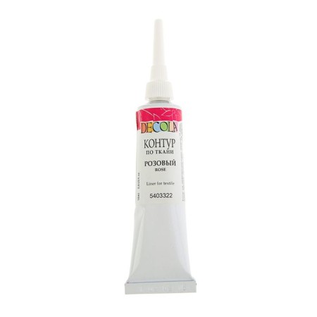 Contour on fabric 18 ml, ZHK Decola, pink (5403322)