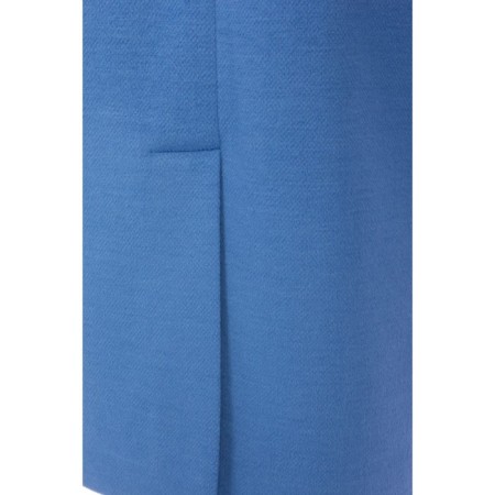 Female coat, size 46, blue color-2