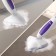 The steam mop Kitfort KT-1056, 1300 W, 450 ml, cord 4.7 m, white-violet