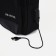 Male sling bag from textiles, black color