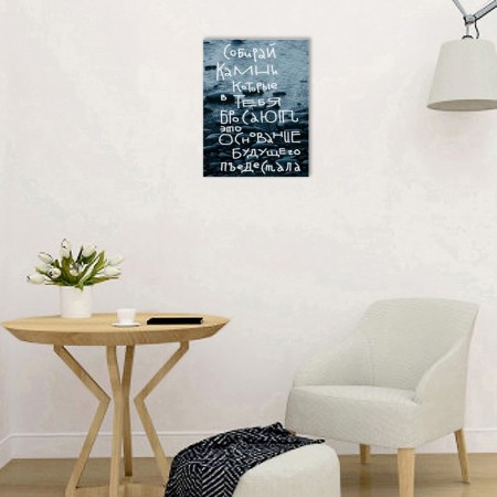 Picture on canvas "Motivation No. 2" 38x48 cm-3