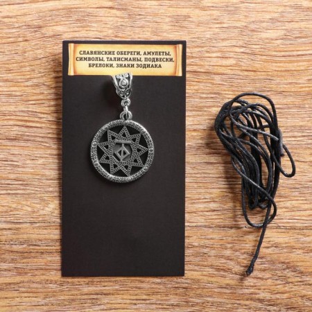 Amulet "Black Tour", metal pudter, art casting-1