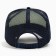 Baseball cap with minaku grid, dark blue color, size 56-58
