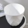 Pot for flowers with a tray laurel, 4.5 l, d = 22 cm, h = 19 cm, white color