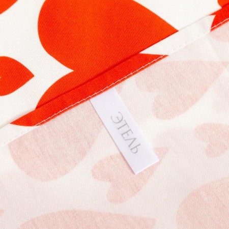 Ethel towel Red Hearts 40x73cm, 100% cotton, sarzha 190 g/m2-4