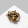 Brooch "Buke" is small, colored in black gold