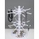 Carousel decoration stand, 16*16*28 cm, white color