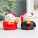 Polystone souvenir "Mani-Neko with bells" mix 4x3.5x3.5 cm