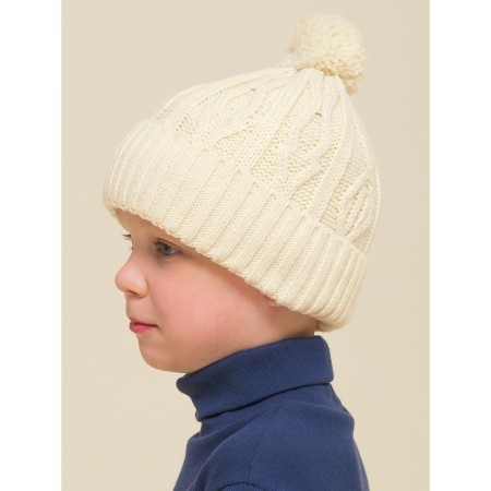 Children's hat, size 48-50, milk color-1