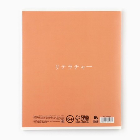 Subject notebook A5, 48 liters on the paper clip “September 1: anime. Litigation” VD LAK-3