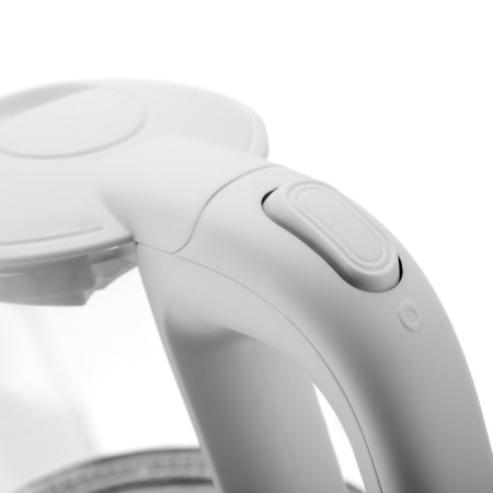 Electric kettle Brayer 1063BR-WH, glass, 1.2 l, 1630 W, white-4