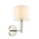 Wall lamp ST LUCE. SL1751.101.01. Enita. 1x40 W, E14, 16x30 cm, Nickel color