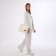 Youth bag with zipper, milk color