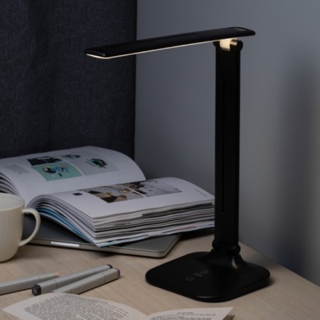 LED desktop lamp, black color-6