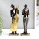 Polystone souvenir "Jazz musician" MIX 21x6.5x6.5 cm