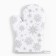Kit. set 3pr. Snowflake Snowflake silver perch. 17*17 cm, mittens.26*16 cm, Fart. 70*80 cm 100% p/e 94461