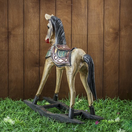 Souvenir tree "Horse rocking" 45x12x45 cm-4