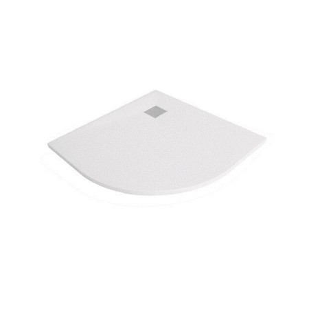 Shower pallet Wasserkraft Main 41t01, 900 x 900 x 26 mm, semicircular, white