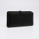 Women's wallet on the button, black color
