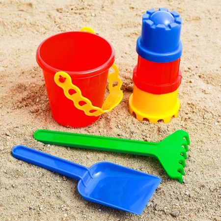 Set for playing sand No. 6, Mix color-9