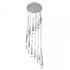 Suspended Citilux “Vegas” CL227140, 45x45x50 cm, 14x7W, LED, color gray color