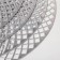 Set of serving napkins on the table “Vira”, 4 pcs, d = 38 cm, silver color