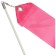 Ribbon for rhythmic gymnastics with a stick Grace Dance, 4 m, pink color