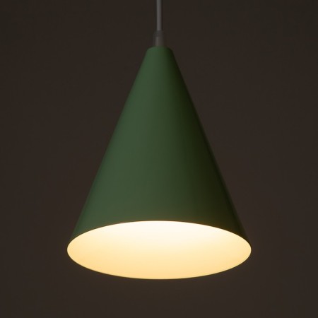 Lamp Bayerlux "Conus" 1x40W E14 green 16x16x20cm-3