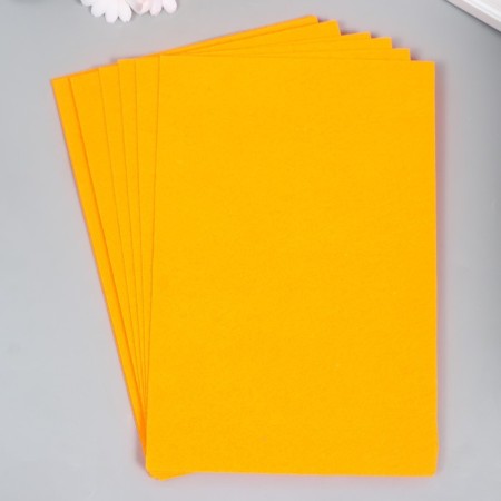 Hard felt 1 mm 20x30 cm orange mix-4