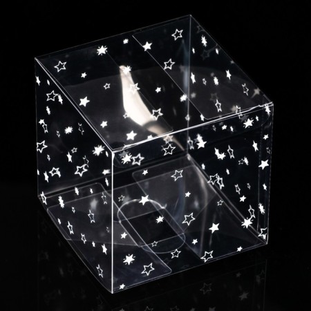 Folding box from PVC "Starfall", 10 x 10 x 10 cm-1