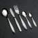 Set of dining room "Lira", 30 objects, decorative box, silver color